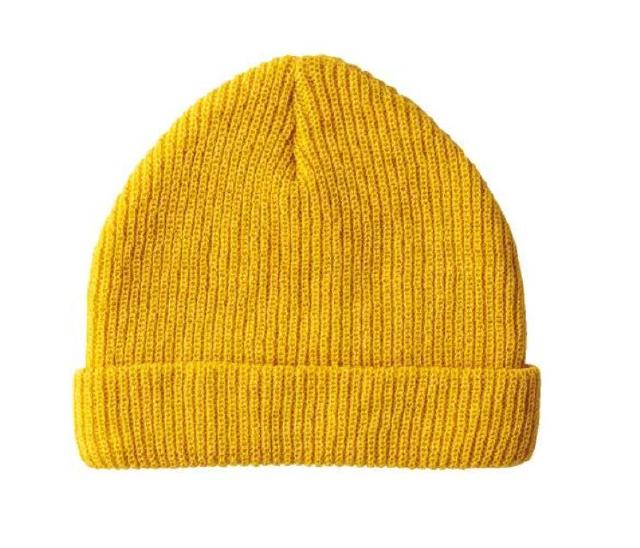 マスタード｜ふんわりニット帽
