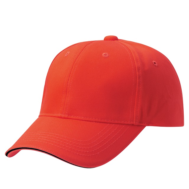 レッド／ブラック｜ラインバイザーキャップ