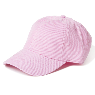 ライトピンク｜クラシカルコーデュロイキャップ