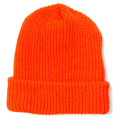 ブレイズオレンジ｜あったかニット帽