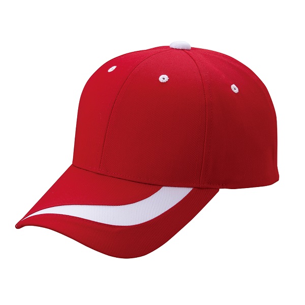 レッド／ホワイト｜ウェーブキャップ