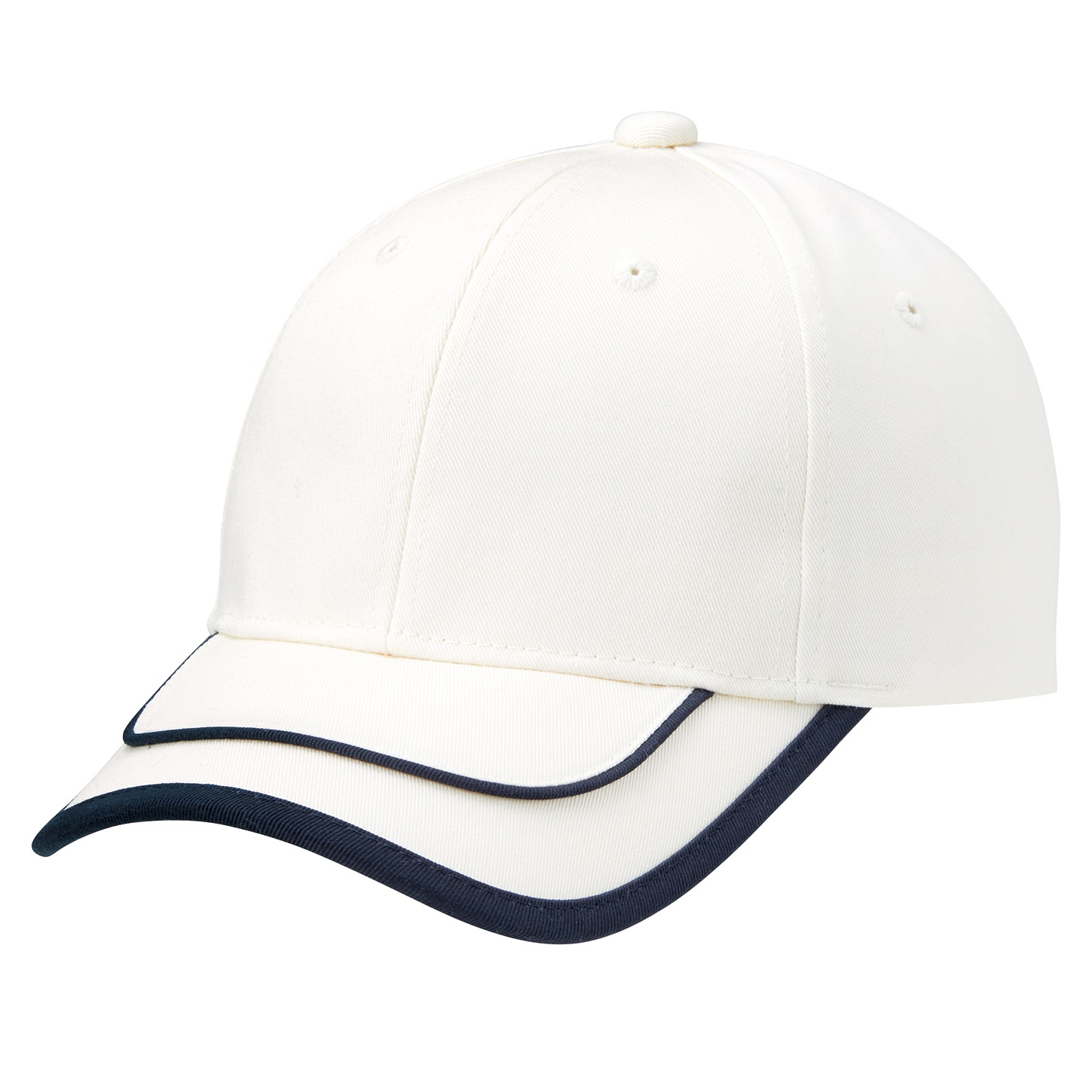 ネイビー／オフホワイト｜ダブルラインキャップ