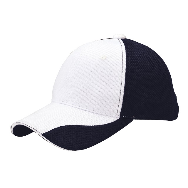 ネイビー／ホワイト｜快適ツートーンキャップ(タイプ1)