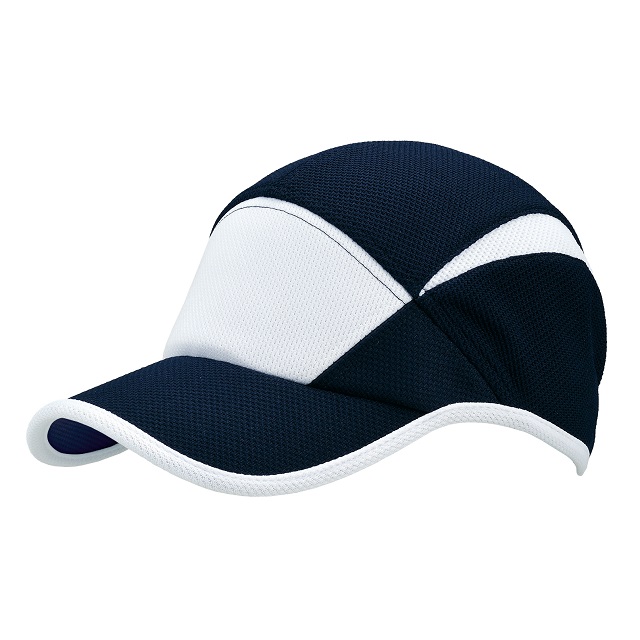 ネイビー／ホワイト｜快適ツートーンキャップ(タイプ2)