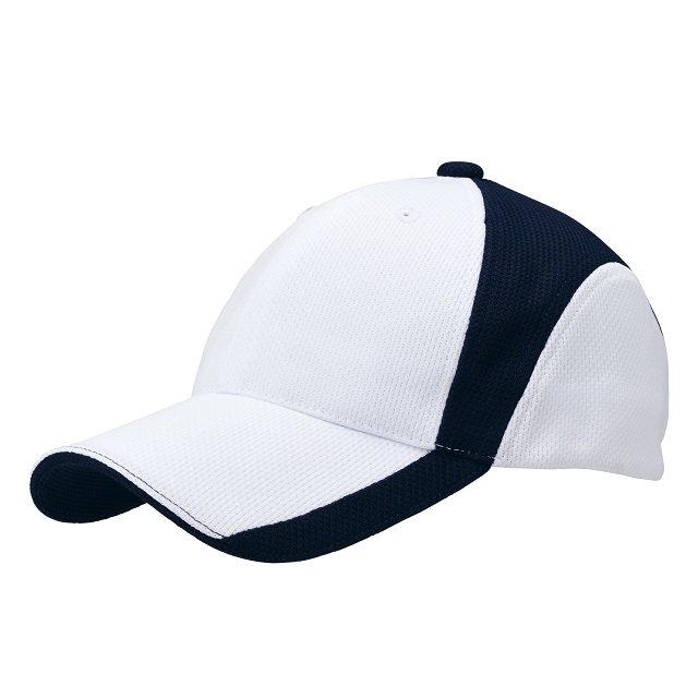 ネイビー／ホワイト｜快適ツートーンキャップ(タイプ3)