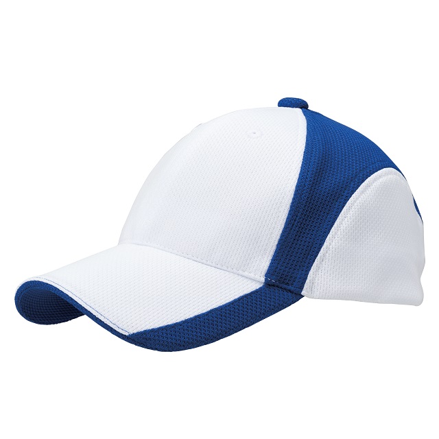 ロイヤルブルー／ホワイト｜快適ツートーンキャップ(タイプ3)