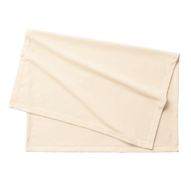 アイボリー｜エコブランケット（再生PET）Mサイズ　巾着付き