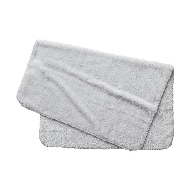 ベビーブルー｜ふわふわ肩かけブランケット（巾着付き）