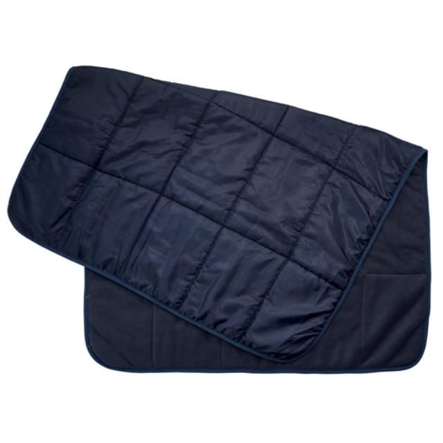 ネイビー｜キルトフリースブランケット（巾着付き）
