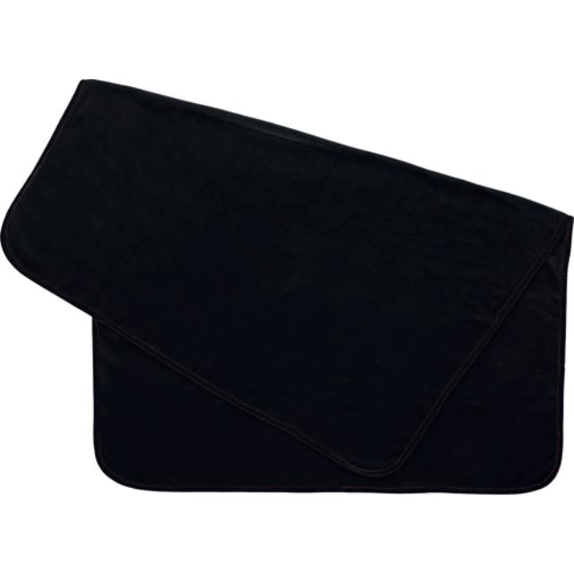 ブラック｜スムースフリースブランケット（L）