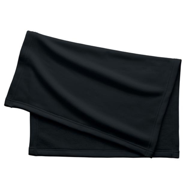 ブラック｜やわらかひざ掛けブランケット