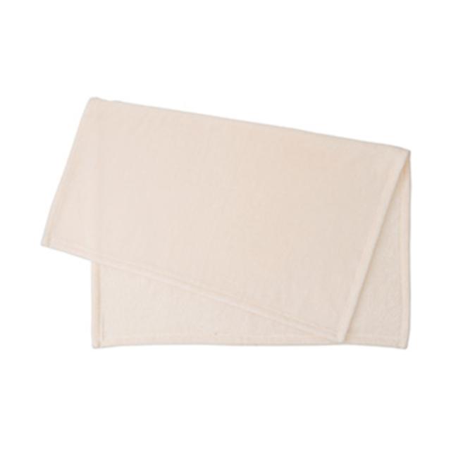 アイボリー｜ふんわりブランケット（合皮ポーチ付き）