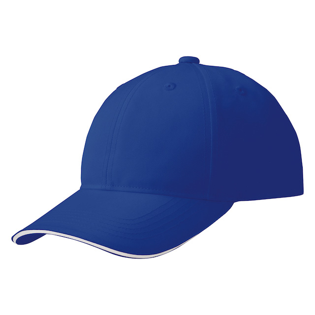 ロイヤルブルー／オフホワイト｜クールラインキャップ