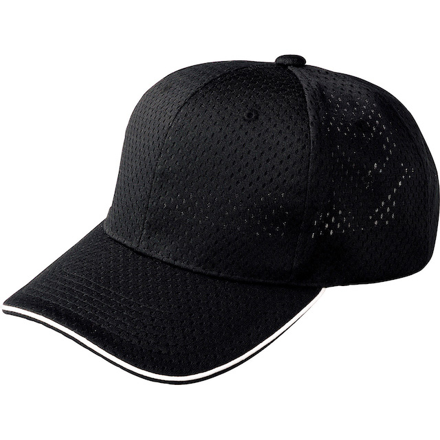ブラック｜アウトドア・メッシュキャップ