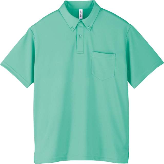 ミントグリーン｜爽快BDポロシャツ