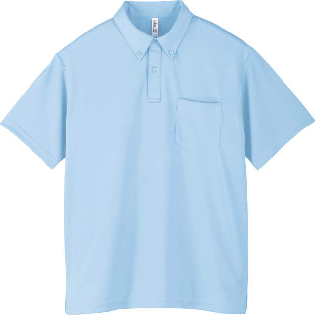 ライトブルー｜爽快BDポロシャツ