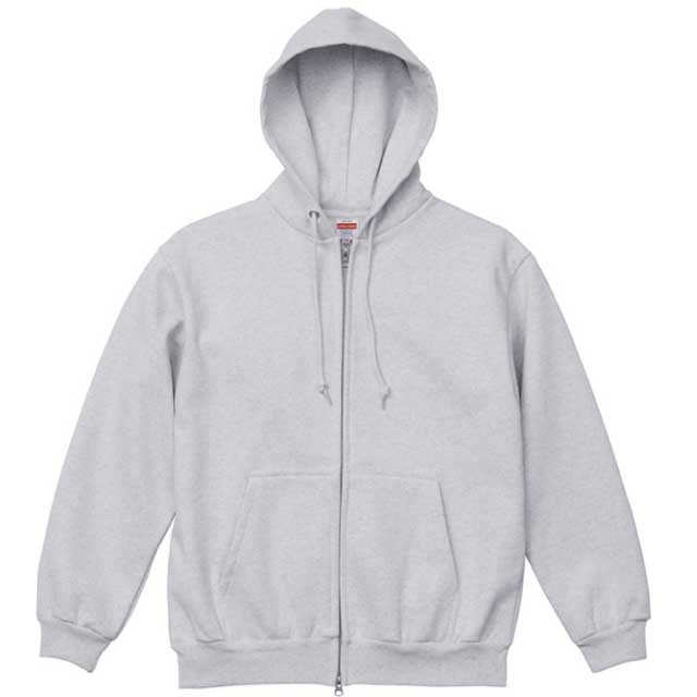 アッシュ｜ボリュームフルジップパーカー（裏起毛）