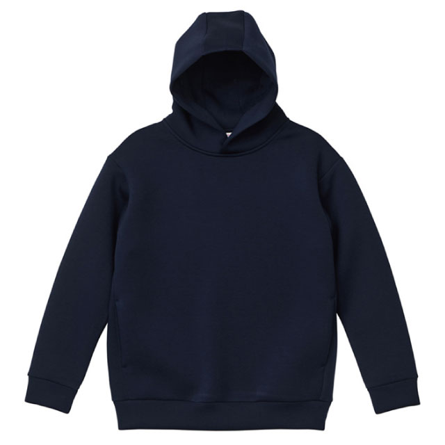 ネイビー｜もちもちスポーツプルパーカー