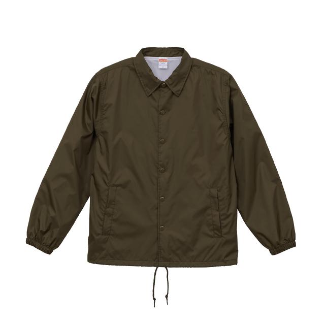 シールブラウン｜ナイロンコーチジャケット（裏地付）