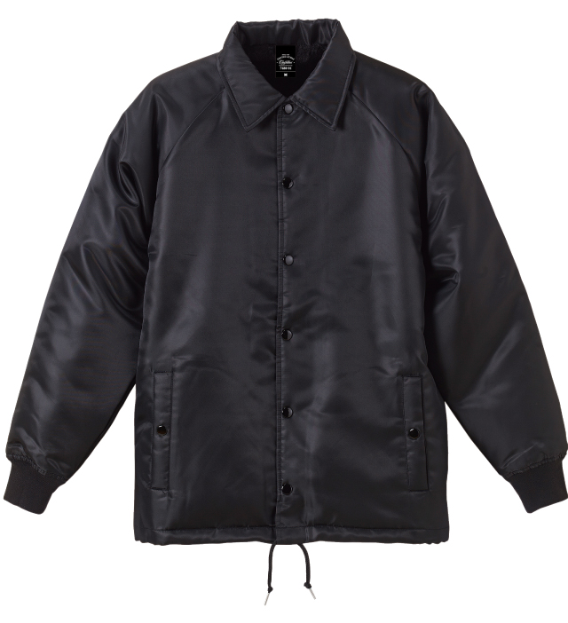 ブラック｜裏ボア付コーチジャケット
