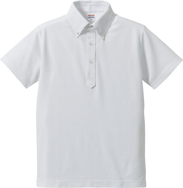 ホワイト｜ミックスドライポロ