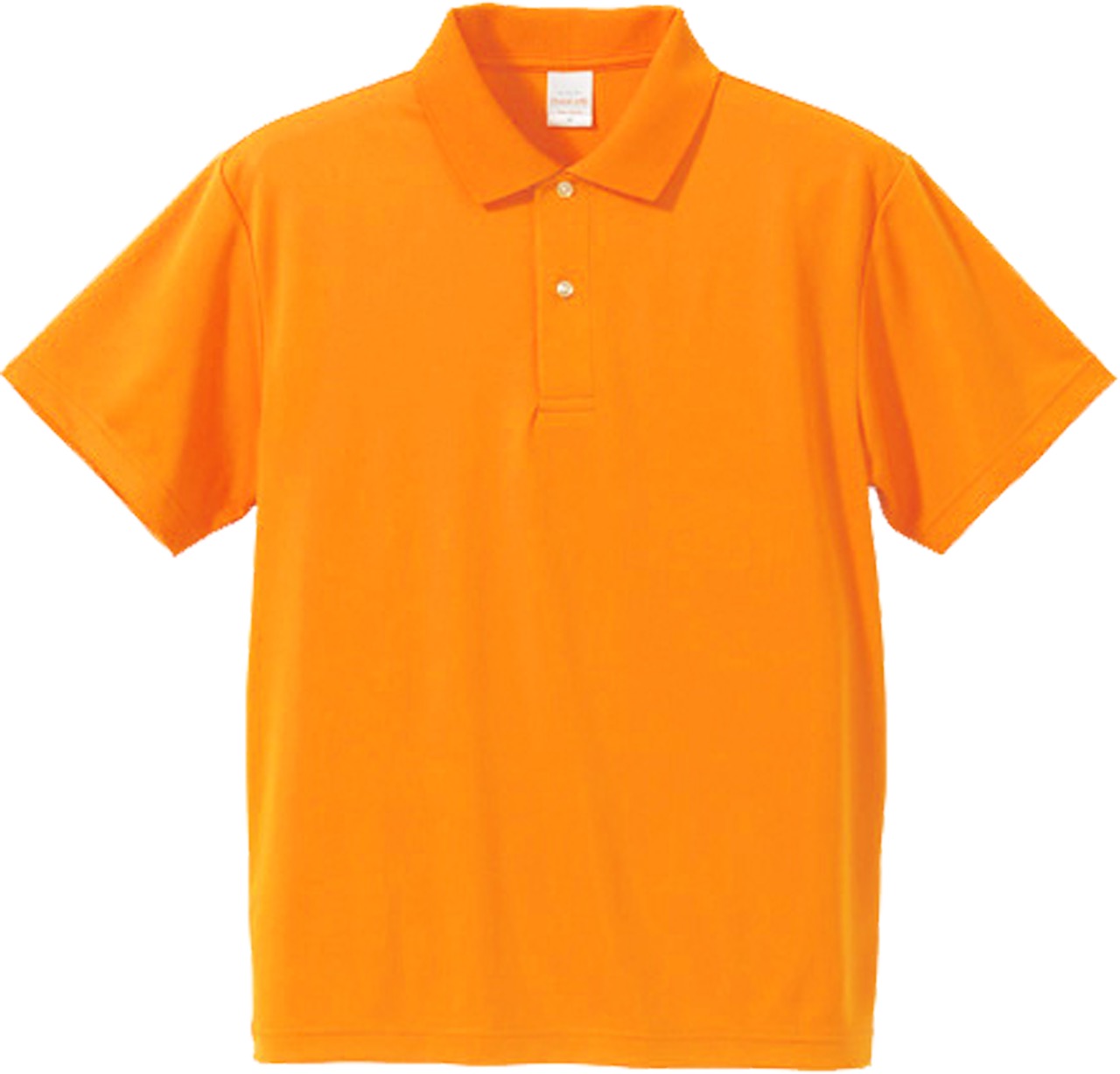 オレンジ｜アクティブドライポロシャツ
