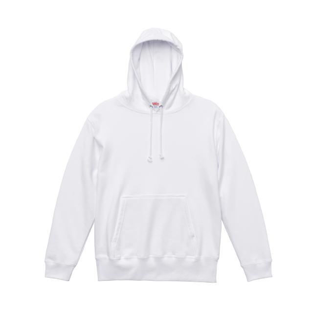 ホワイト｜カラフルフードパーカー