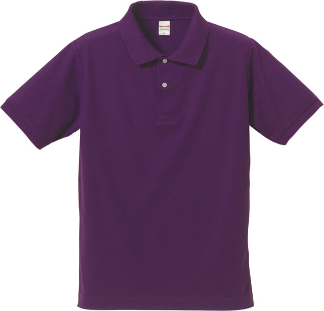 パープル｜カラフルポロシャツ