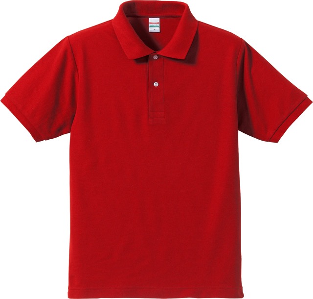 レッド｜カラフルポロシャツ