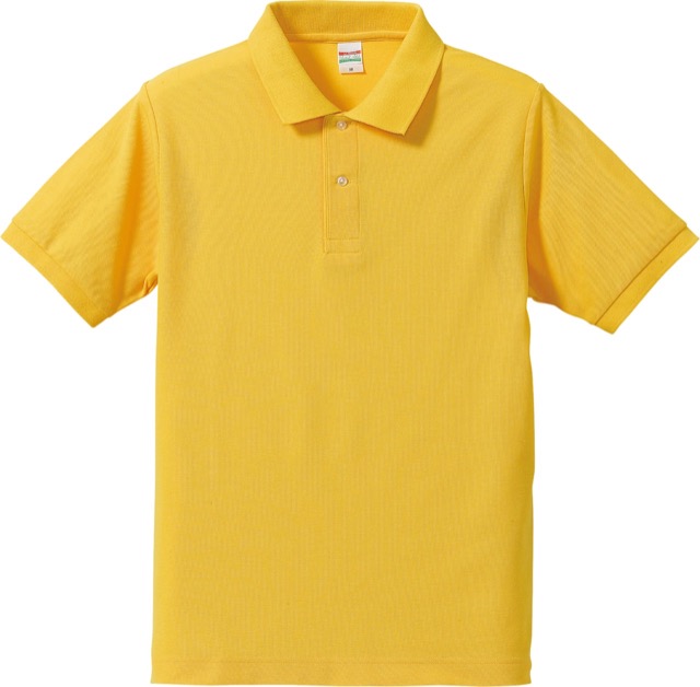 カナリアイエロー｜カラフルポロシャツ