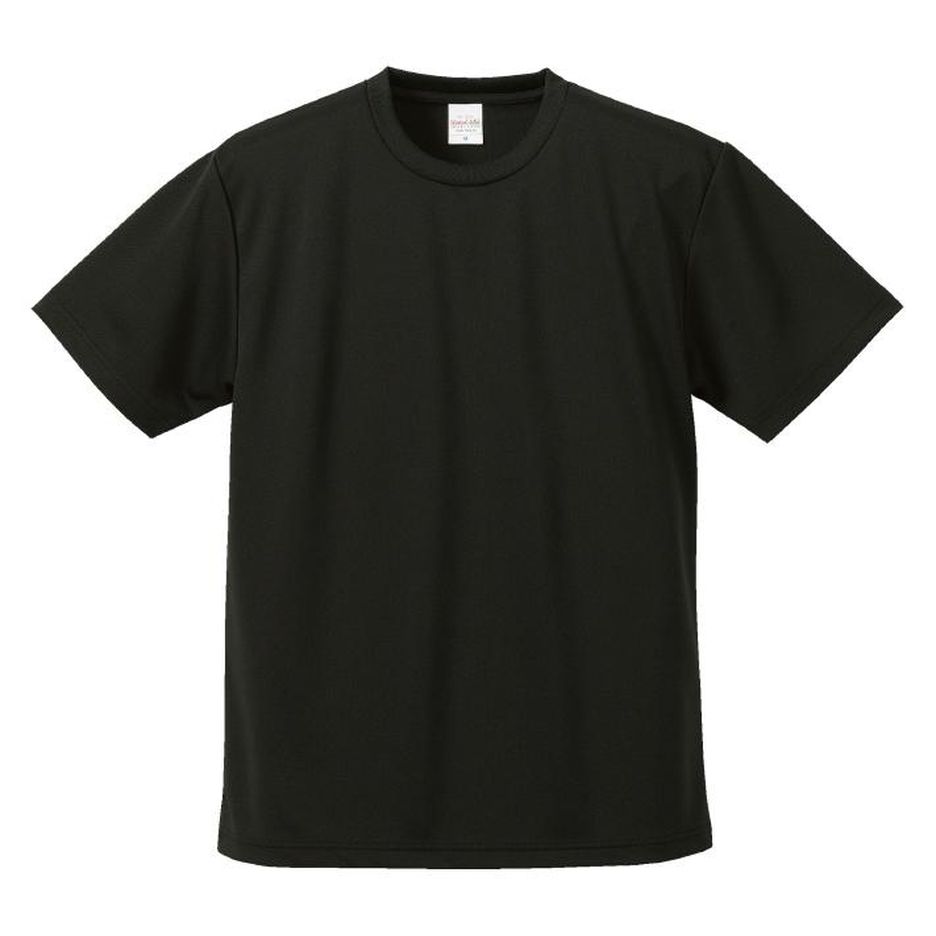 ブラック｜ソフトドライTシャツ