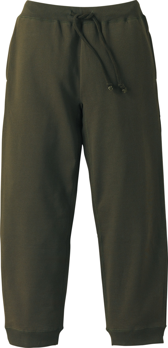 オリーブ｜コットンスタイルパンツ