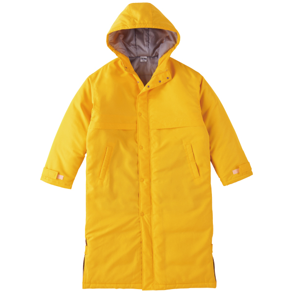 ゴールドイエロー｜軽くてあたたかいベンチコート