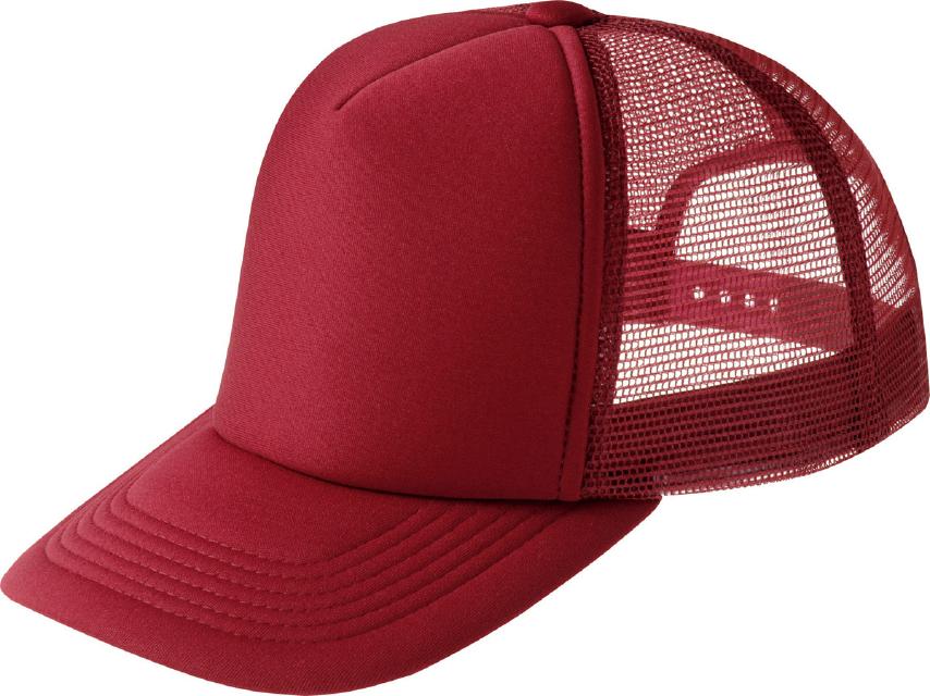 バーガンディ｜カラフルキャップ