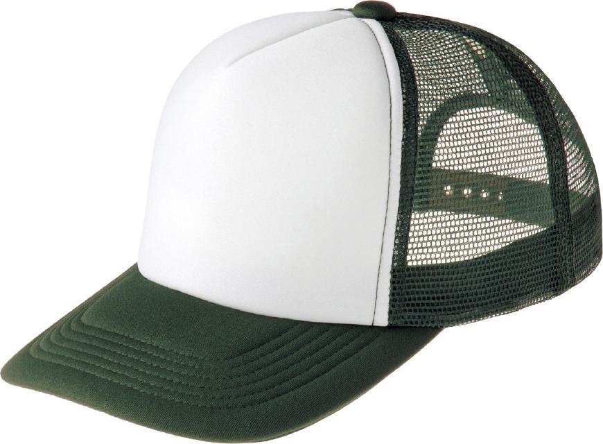 フォレスト×ホワイト｜カラフルキャップ