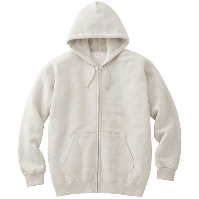 オートミール｜カラフルライトジップパーカー