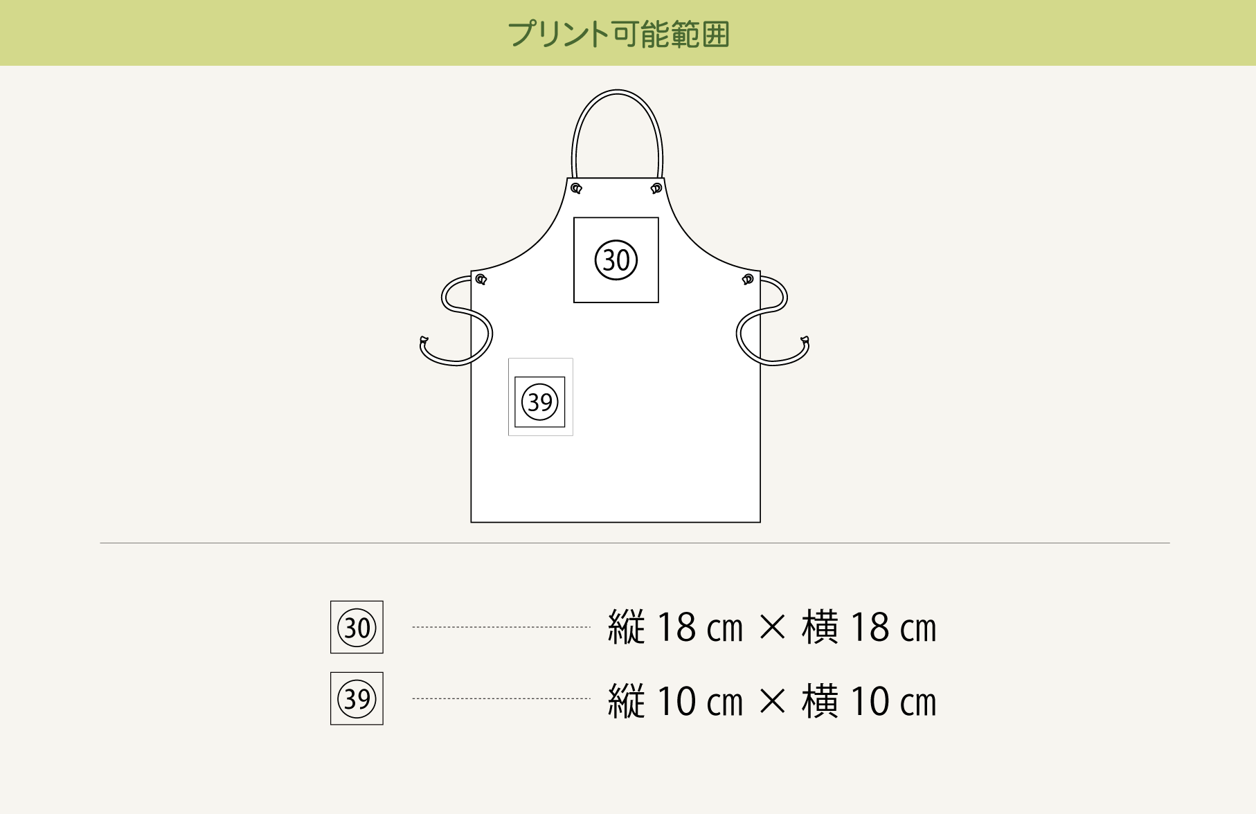 プリント可能範囲