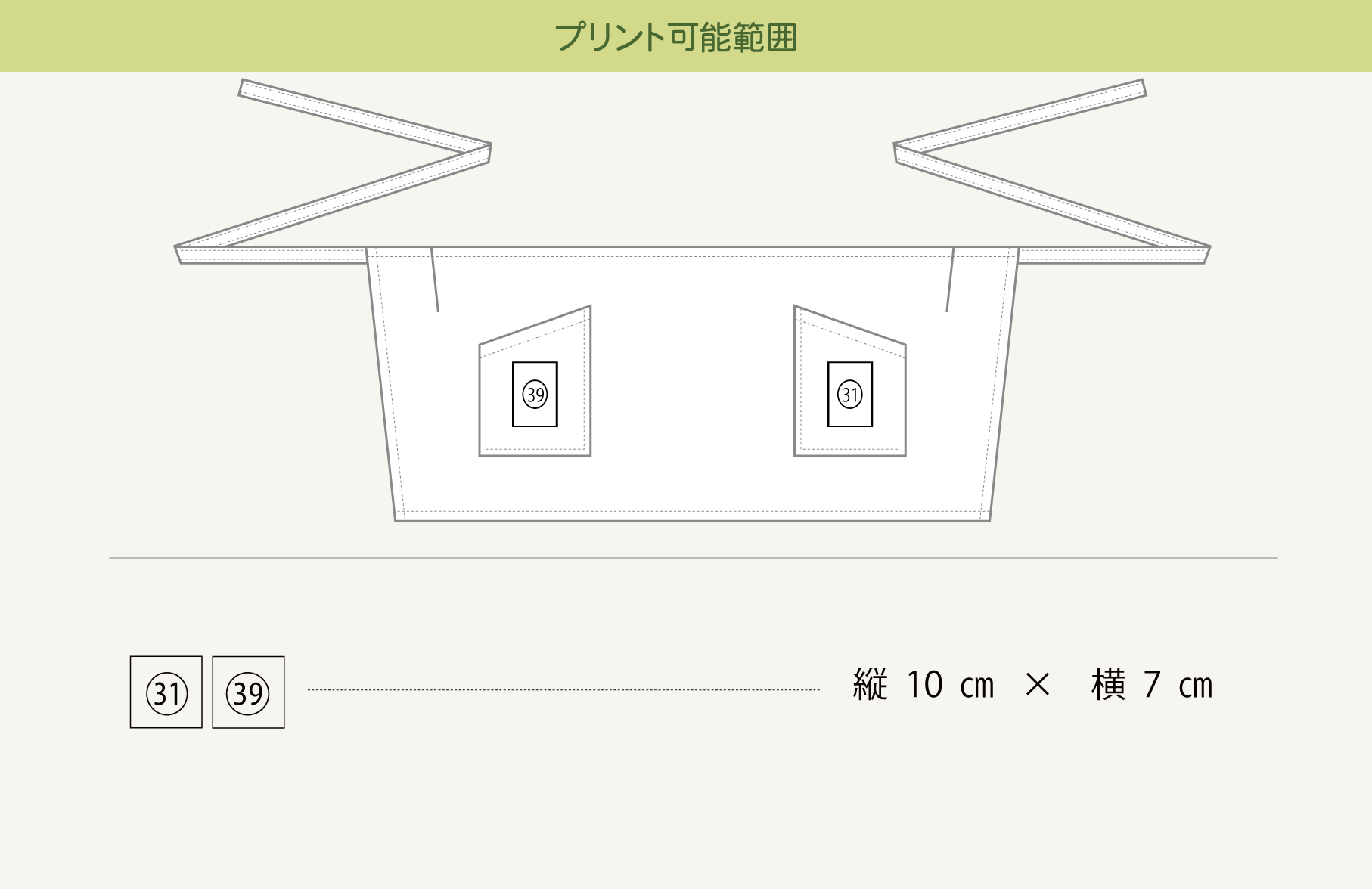 プリント可能範囲