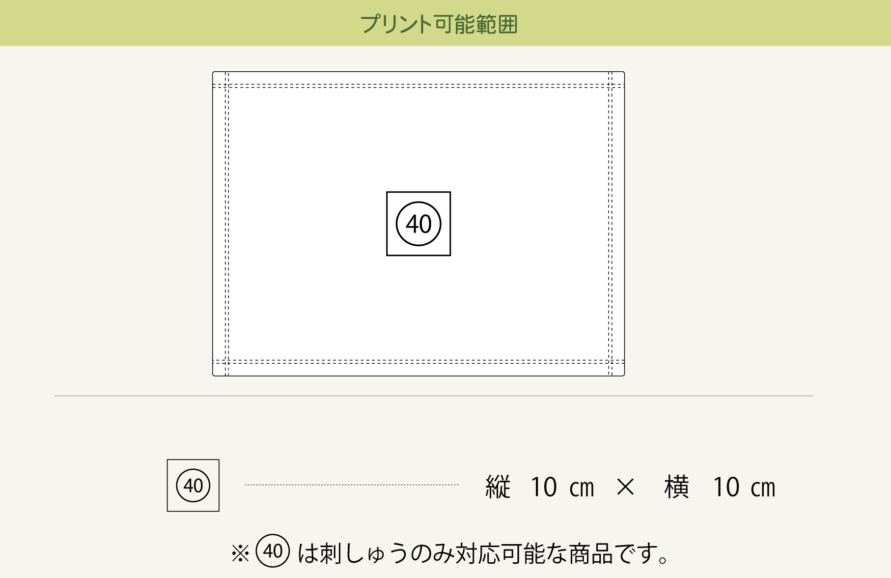 プリント可能範囲