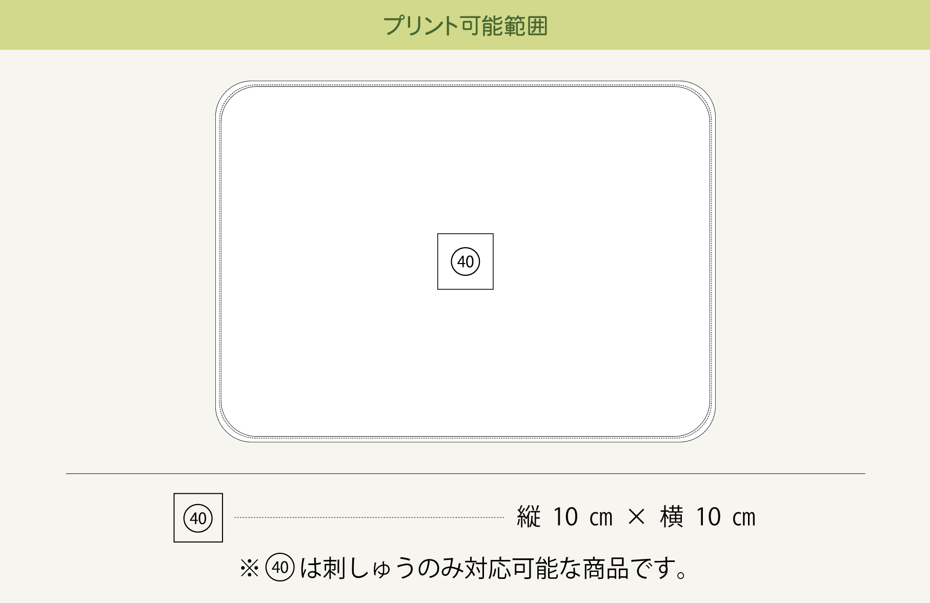プリント可能範囲