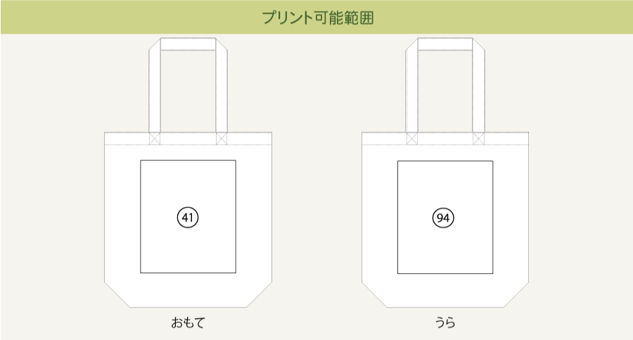 プリント可能範囲