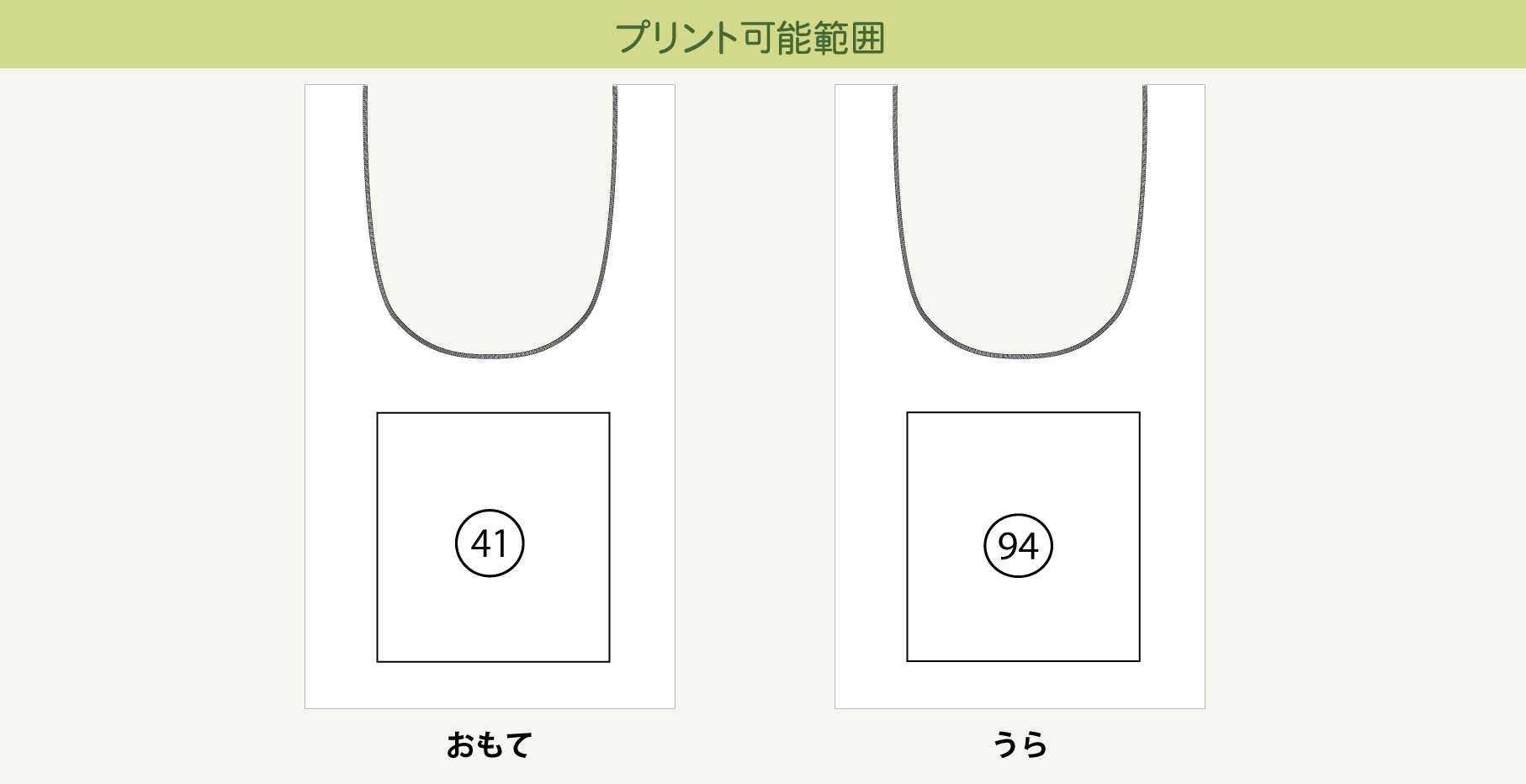 プリント可能範囲