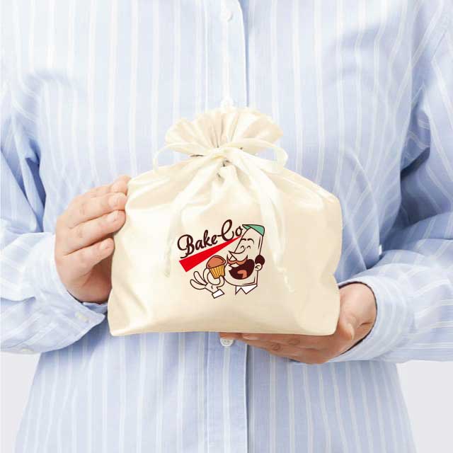 サテンフリルポーチ巾着｜トートバッグ