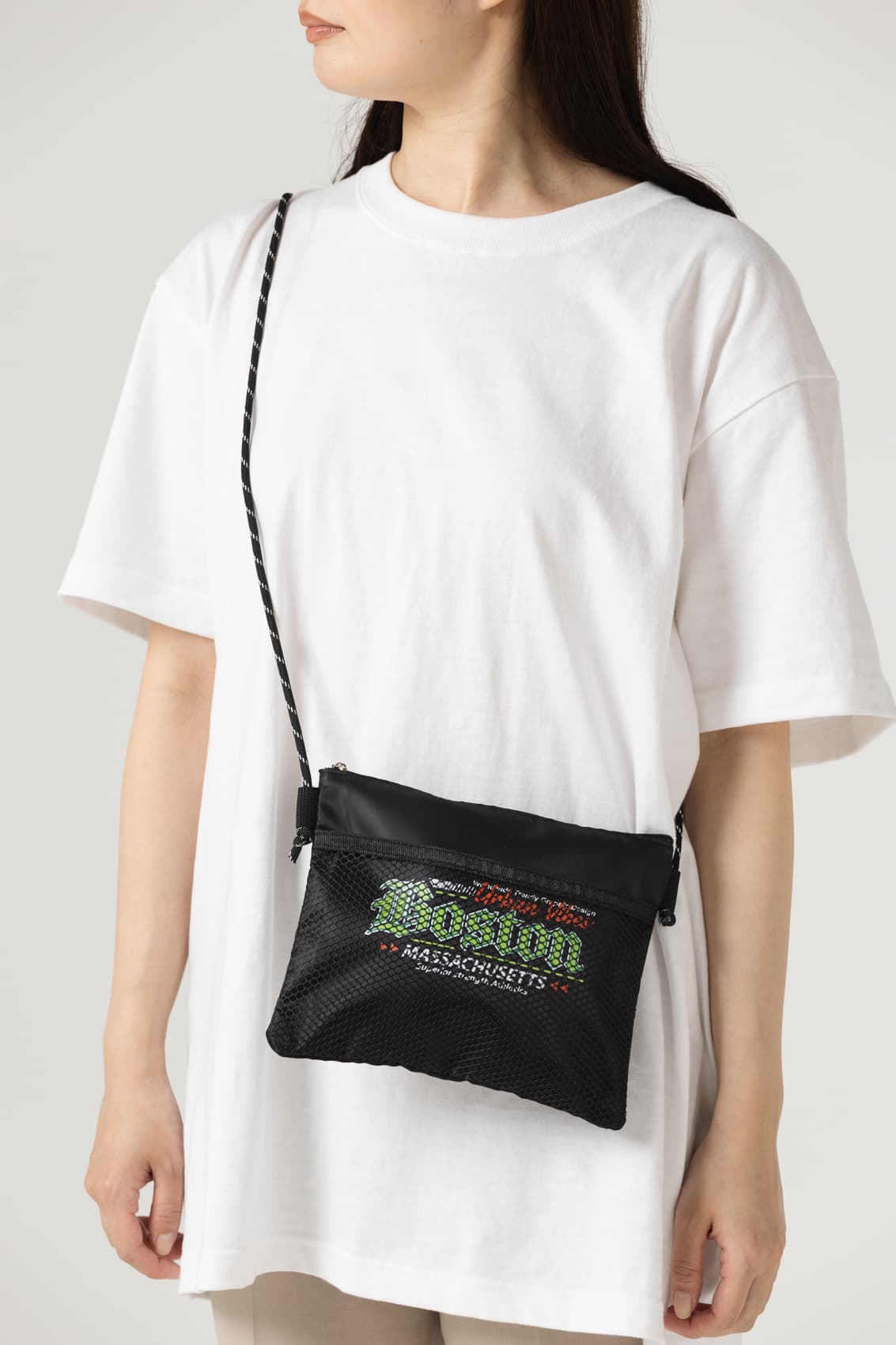 メッシュポケットサコッシュ｜トートバッグ