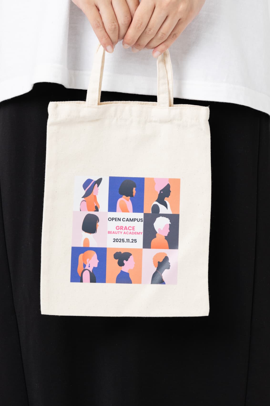 まいにちキャンバスフラットバッグ（S）｜トートバッグ