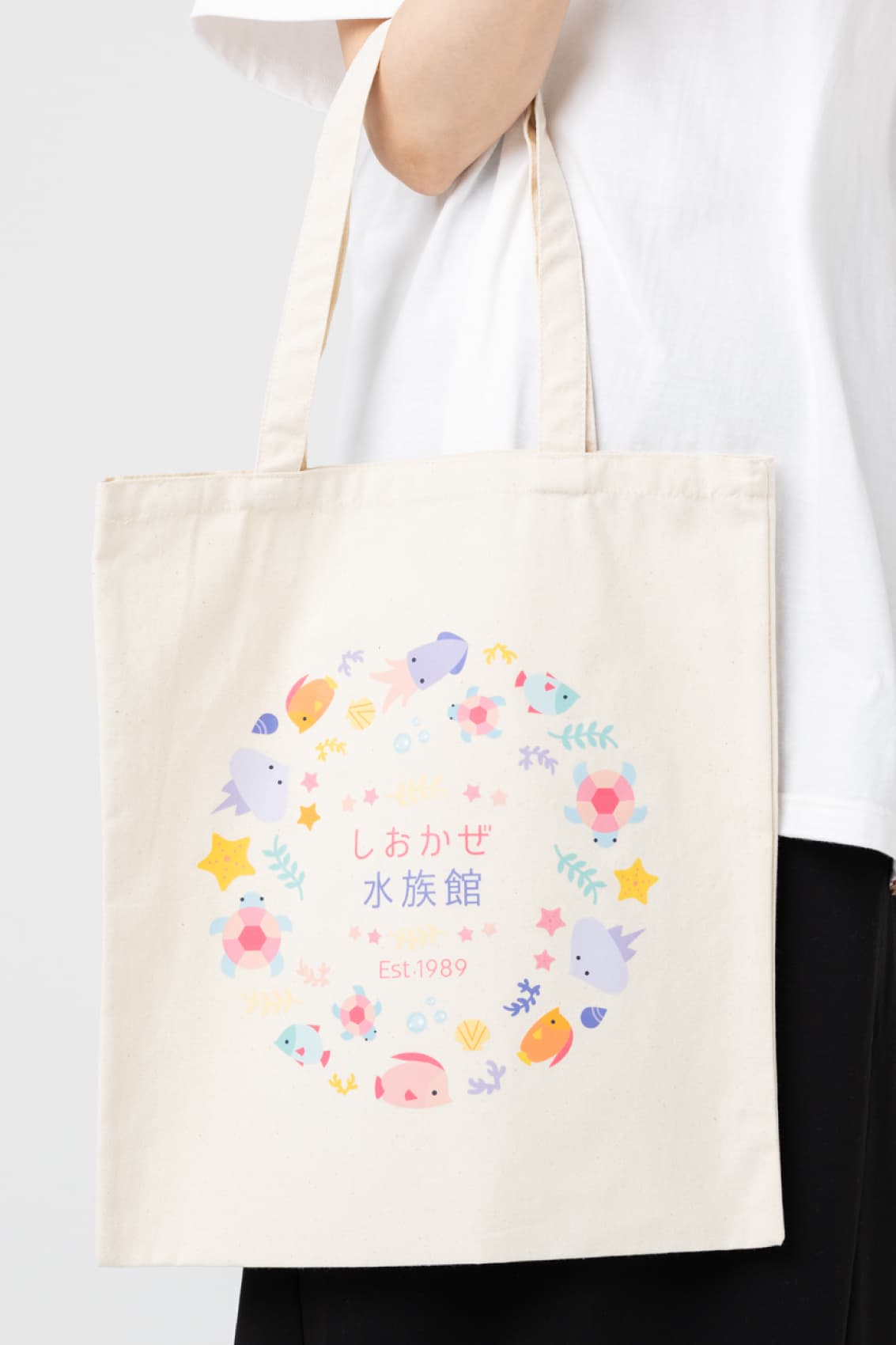 まいにちキャンバスフラットバッグ（LL）｜トートバッグ