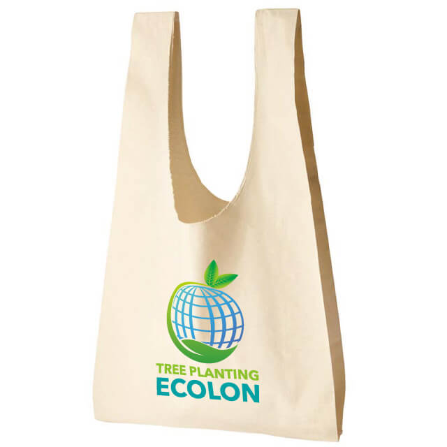 厚手コットンマルシェバッグ（Ｌ）｜トートバッグ