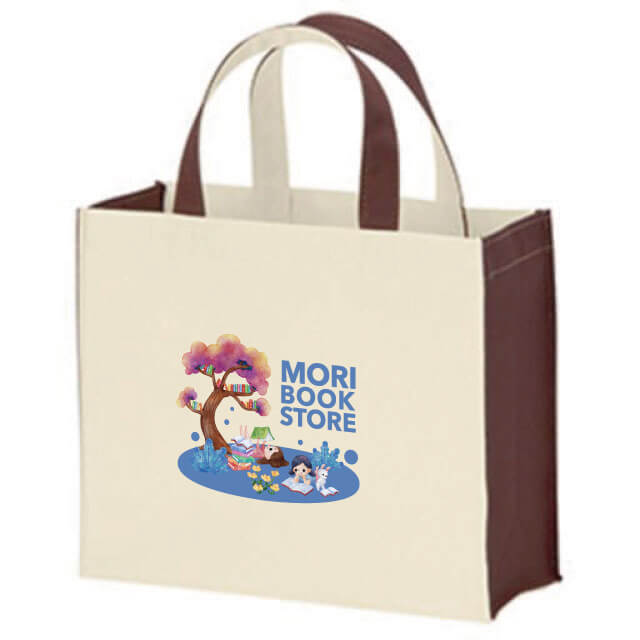 アクセントカラーマチ広ワイドバッグ(S)｜トートバッグ