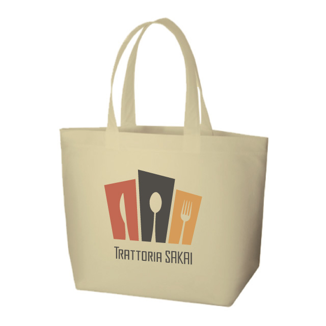 不織布底マチ付バッグ