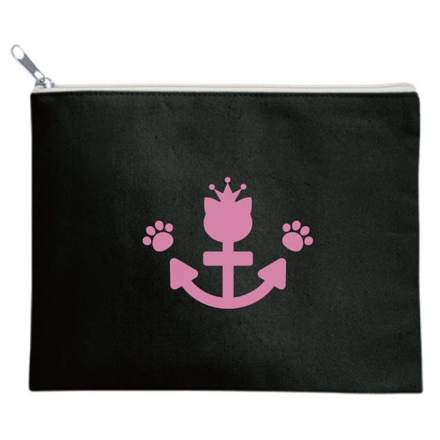 キャンバスフラットポーチ(M)｜トートバッグ